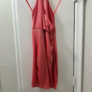 Elegant Red Strappy Dress